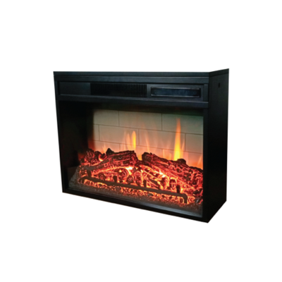 23" Flat front electric fireplace