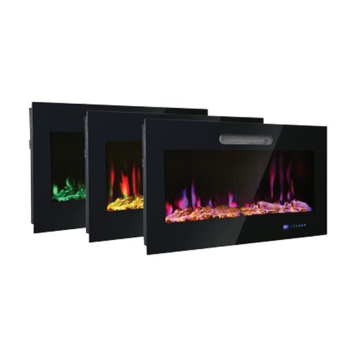 36" Wall-mounted electric fireplace