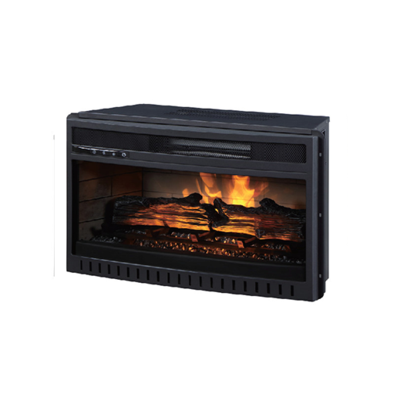 23" Curved front electric fireplace